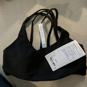 NWT Lululemon Black Energy Bra Size 6